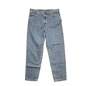 Vintage Levi's 550 Relaxed Fit Tapered Leg Jeans W38 L32 90s Deadstock Blue Rare